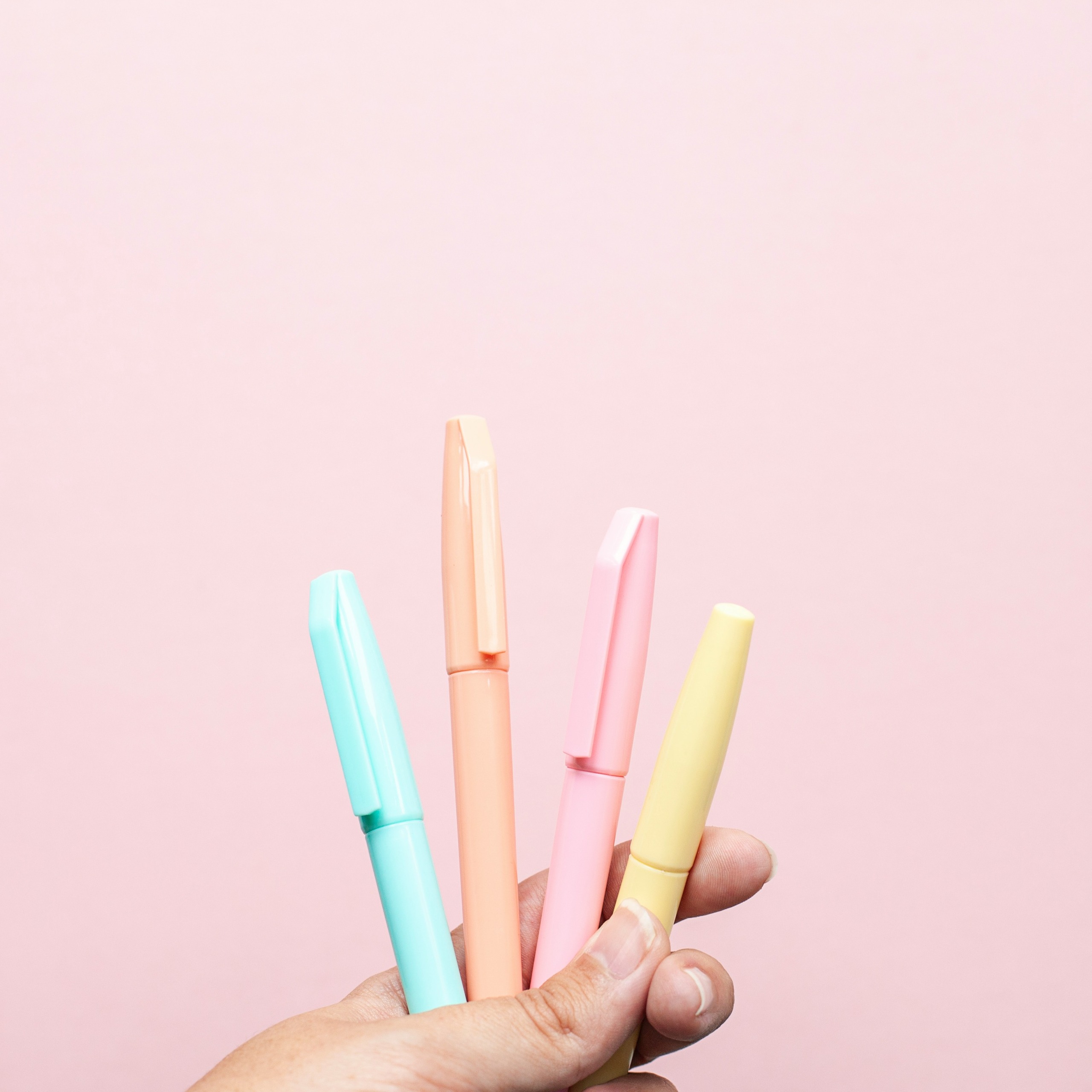 colourful custom pens