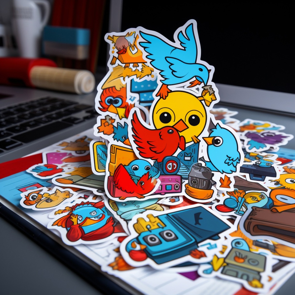 stickers perf cut laser cut label printing